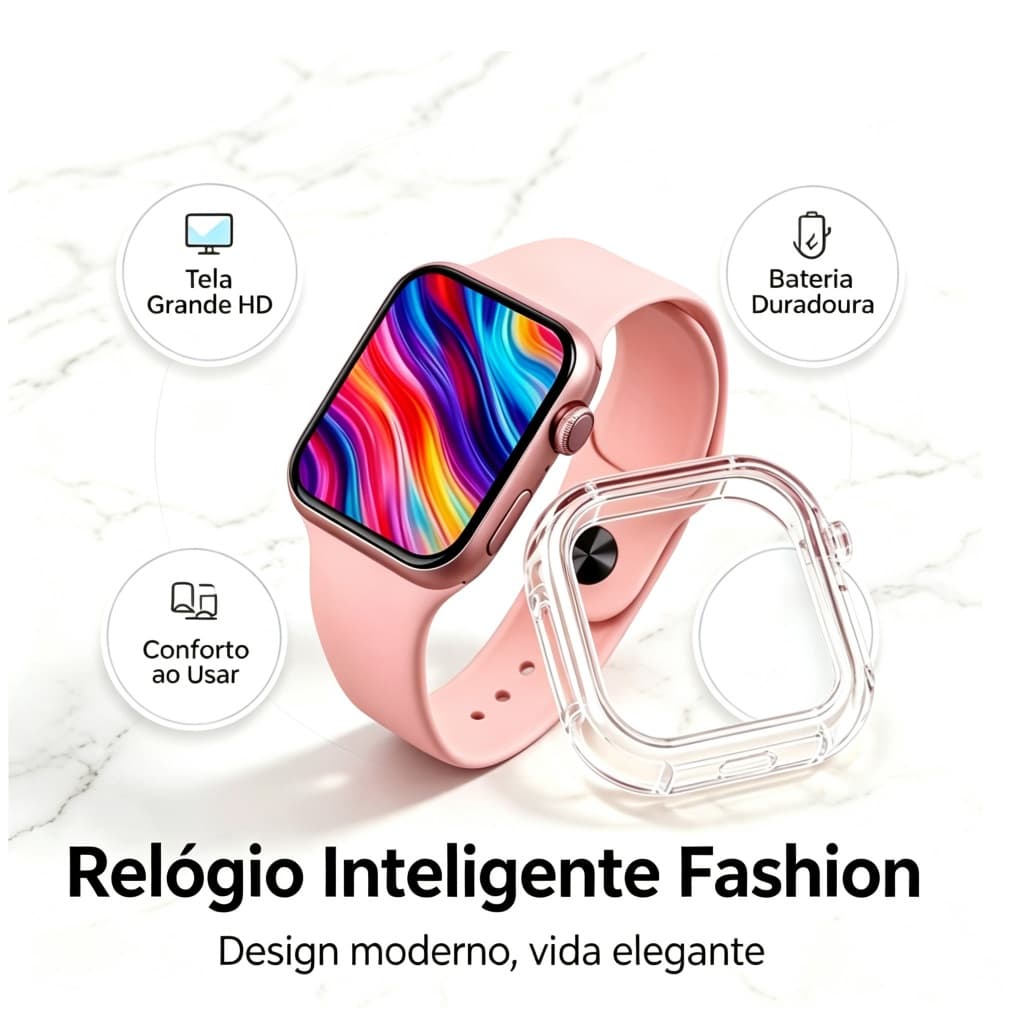 Monitor De Frequência Cardíaca Smartwatch Bluetooth Chamando Carregamento Sem Fio 100 + Notificações Esportivas-Navios D