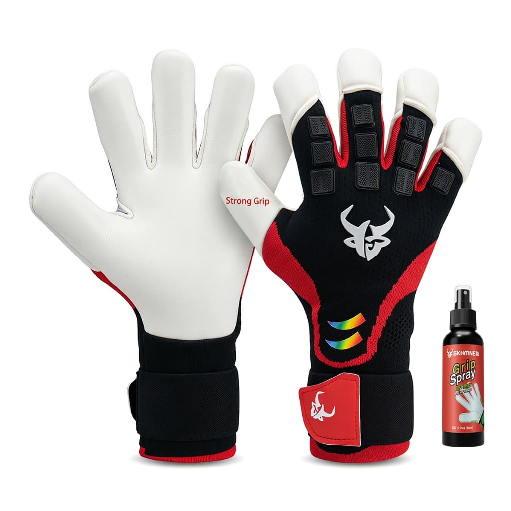 Luvas De Goleiro Juvenil Com Palma De Látex Aderência superior E Durabilidade ; Tamanhos 7 A 10 .