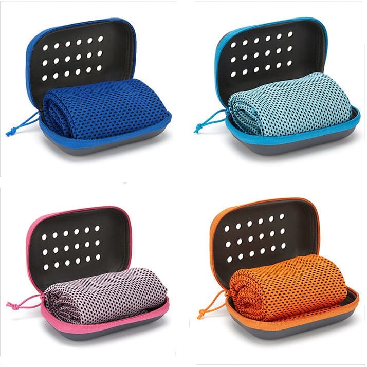 Toalha Esportiva De Resfriamento , Refrigerada De Secagem Rápida Para Academia , Corrida , Fitness , Com Bolsa De Transp