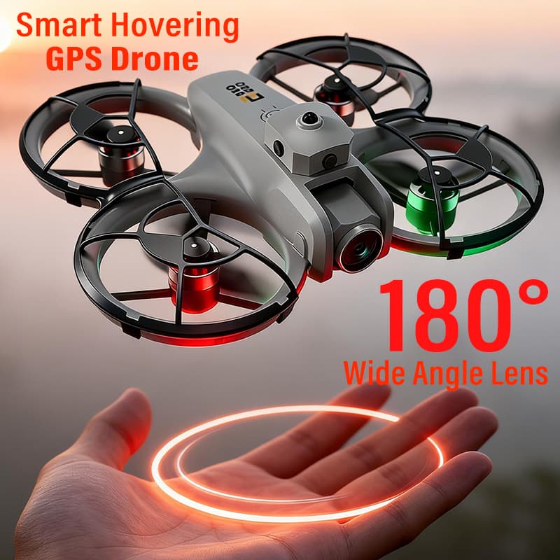 ES800 Pro Mini Drone 5G WIFI GPS HD Câmera Óptica Evitar Fluxo Motor Sem Escova Quadcopter FPV Para Crianças E Hobbyista