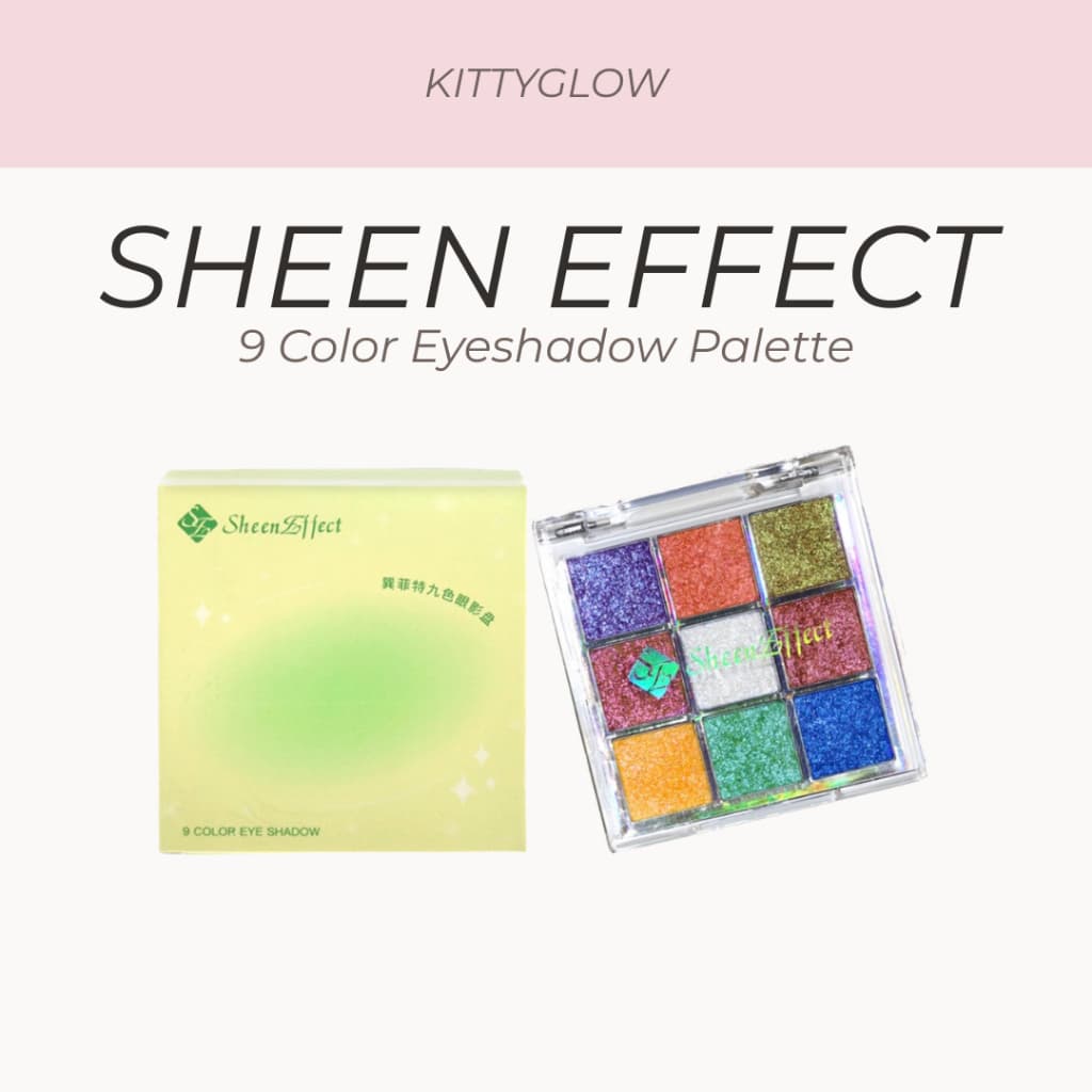 Paleta De Sombras SHEEN EFFECT 9 Cores