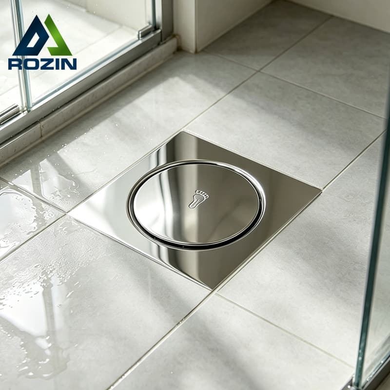 Ralo Click Inteligente Inox Banheiro Piso Anti Odor Veda Cheiro 10x10 ou 15x15