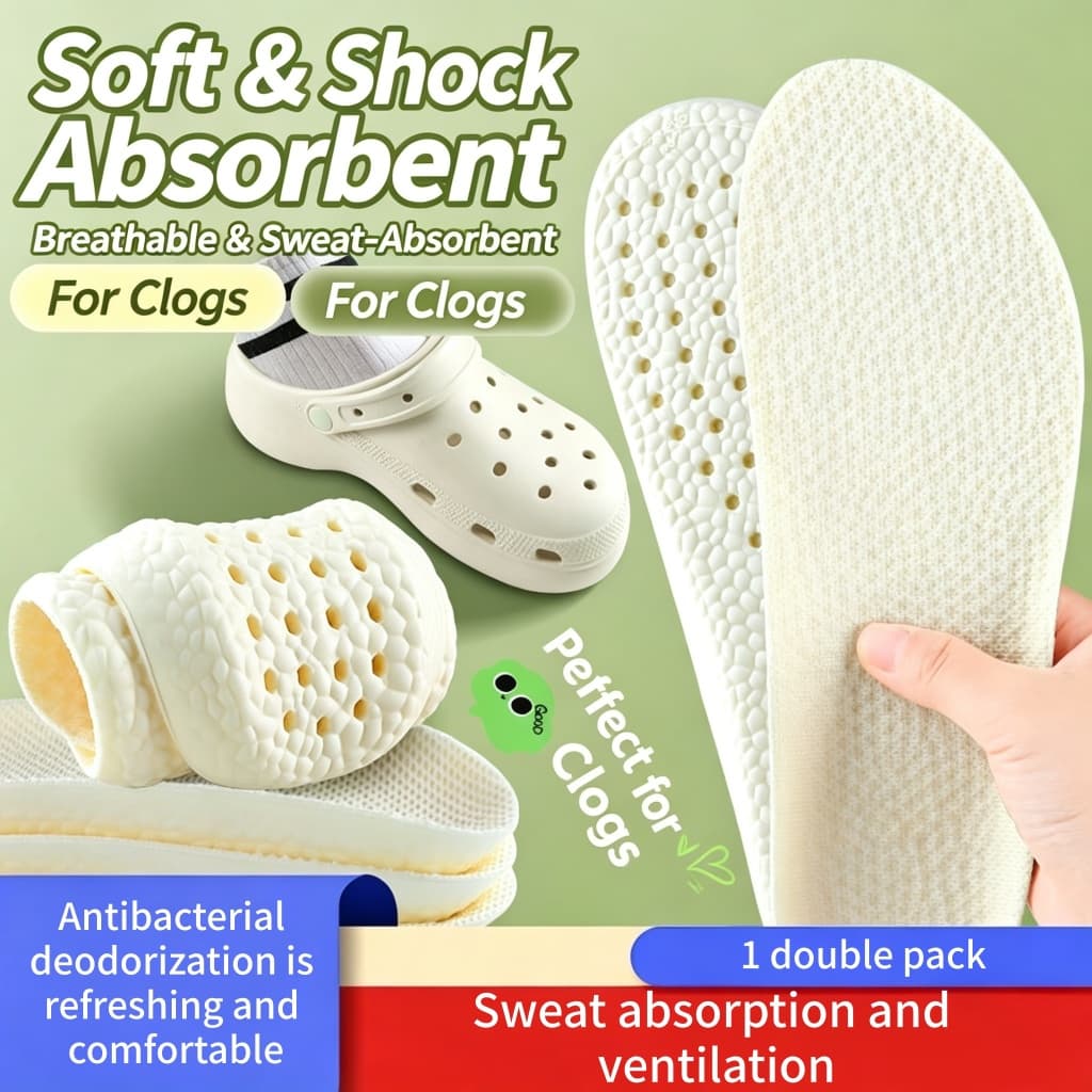Buraco sapatos palmilha dedicada meias sem desgaste sola macia confortável feminino Anti-dor absorvente de suor