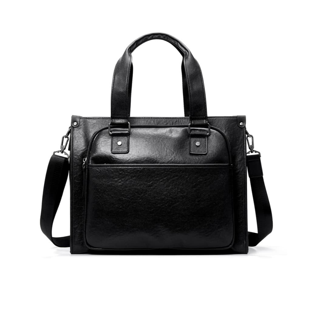 Novo estilo primeira camada de couro bolsa de ombro dos homens saco do mensageiro negócios 50cm saco do computador portá
