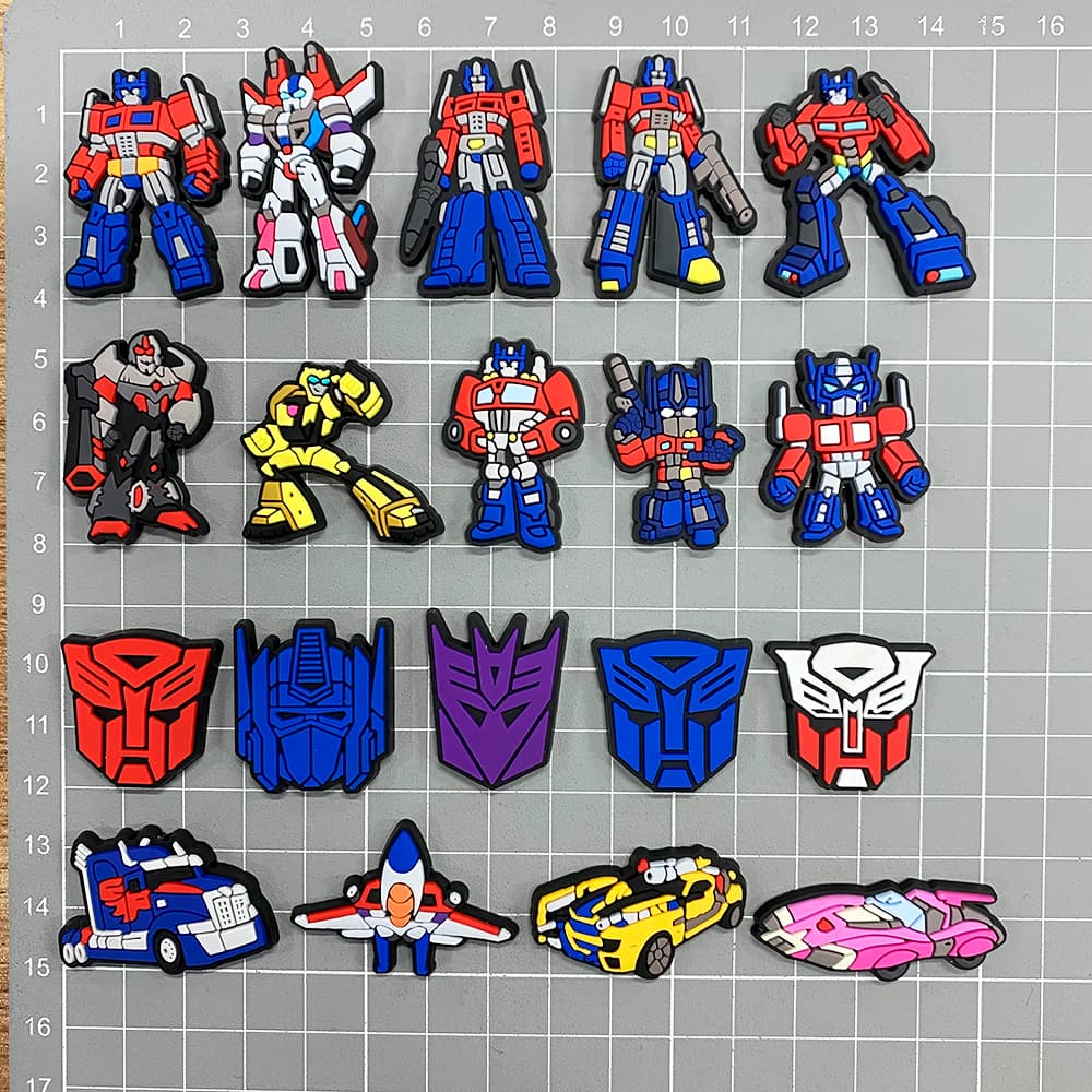 MEIDJ , Amuletos De Sapato , 19 Peças De Tamancos De Carro Transformáveis De Desenho Animado Bonito , Acessórios Decorat