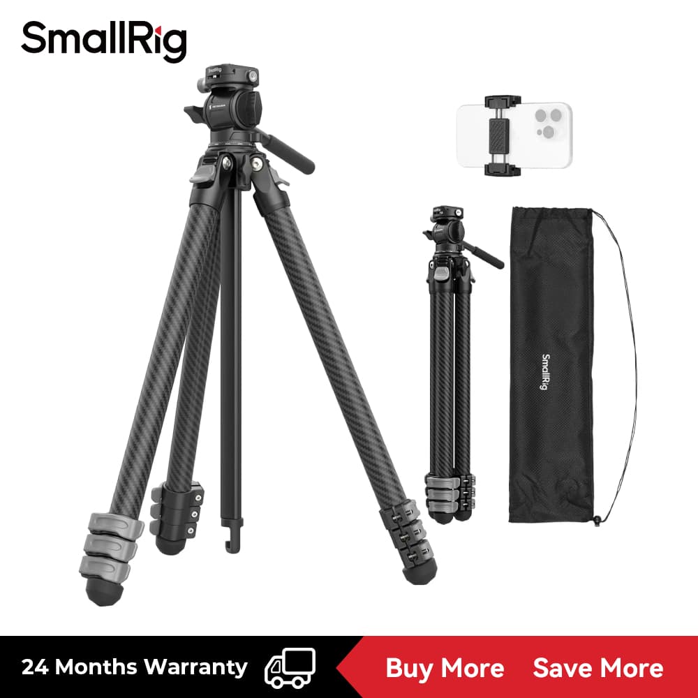 Tripé Portátil De Fibra De Carbono Para Vídeo De Viagem SmallRig 5877