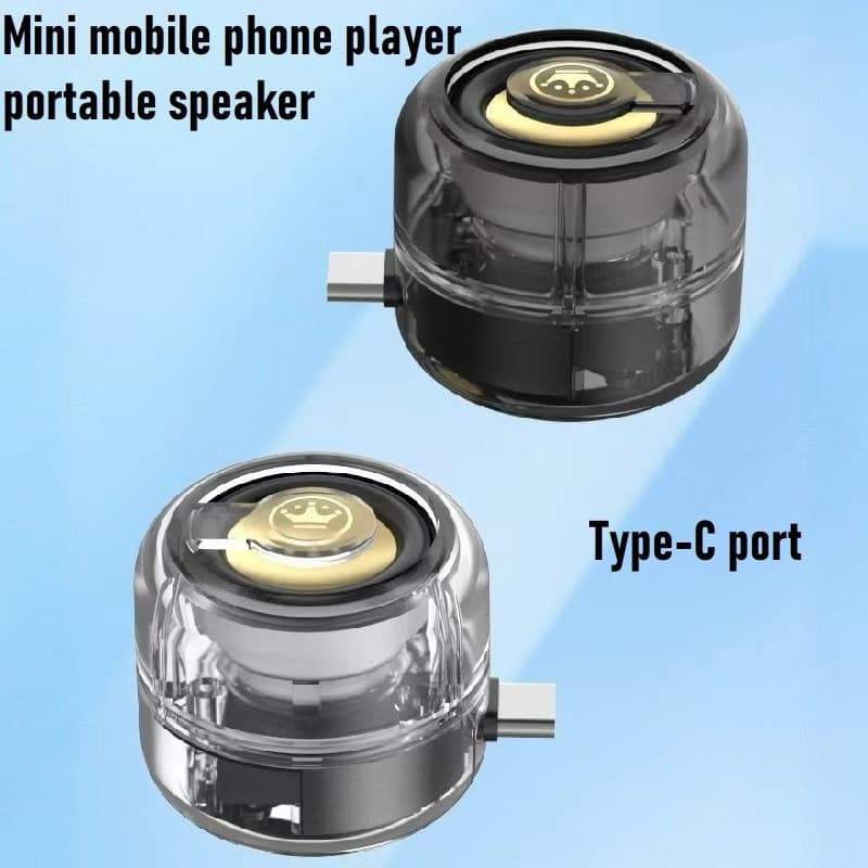 Amplificador De Telefone Celular Plug-in , Alto-Falante Tipo C , Sistema Portátil , Mini Reprodutor De