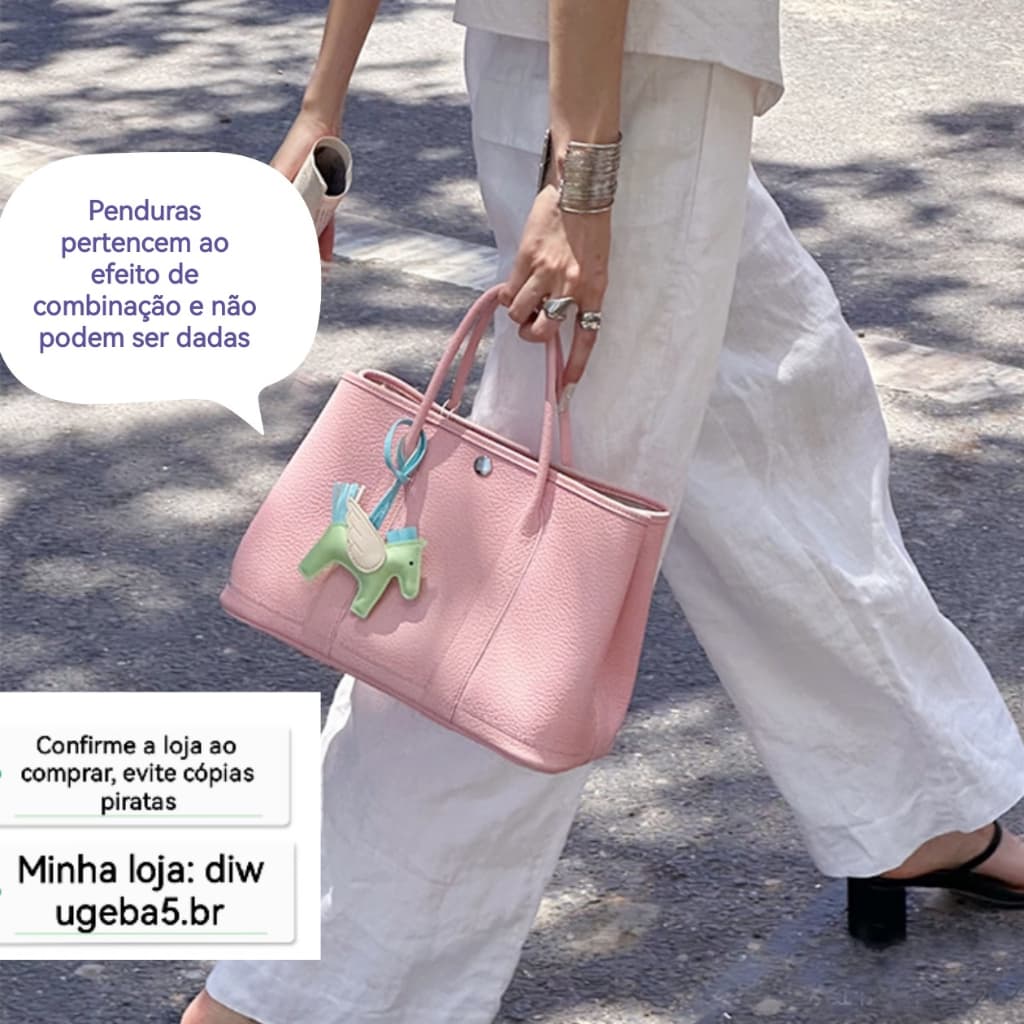 Nova bolsa feminina bolsa de jardim bolsa de couro genuíno bolsa de ombro grande capacidade