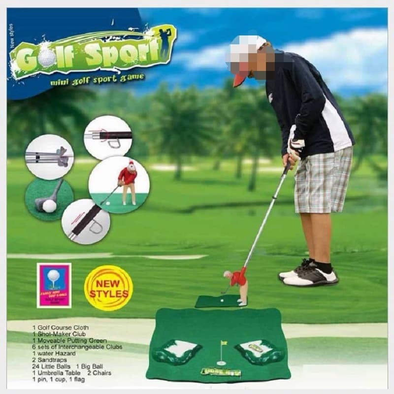 Mini Conjunto De Golfe Interno De 30 Peças , Portátil , Tacos Swingable , Clube , Jogo De Festa Para Adultos