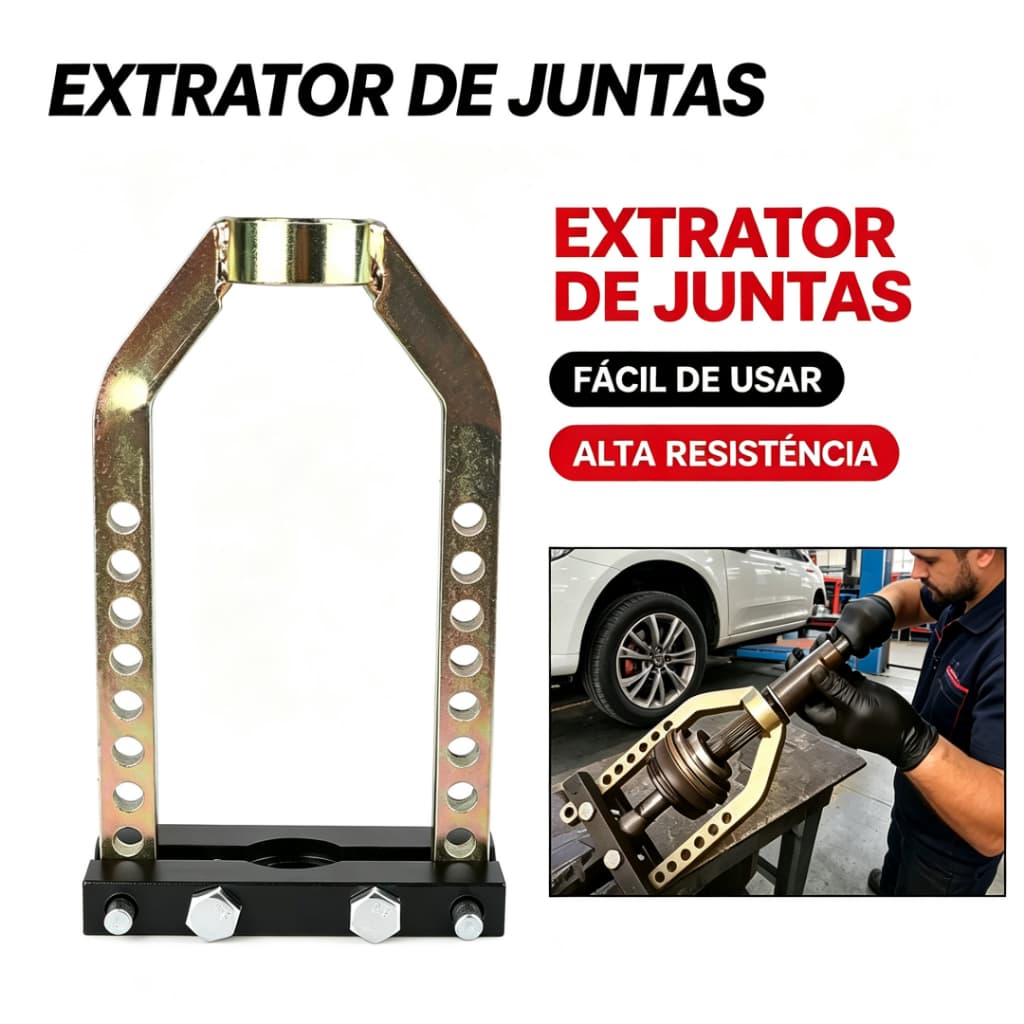 Sacador de Junta Homocinética Automotivo | Extrator de Junta CV em Aço Reforçado para Manutenção de Carros