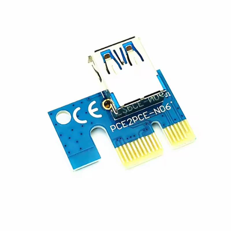 Placa Riser PCI-E 1X A 16X Cabo De Extensão Gráfica Mineração Linha Estendida USB 3.0 Express Cartão Para BTC Dropshippi