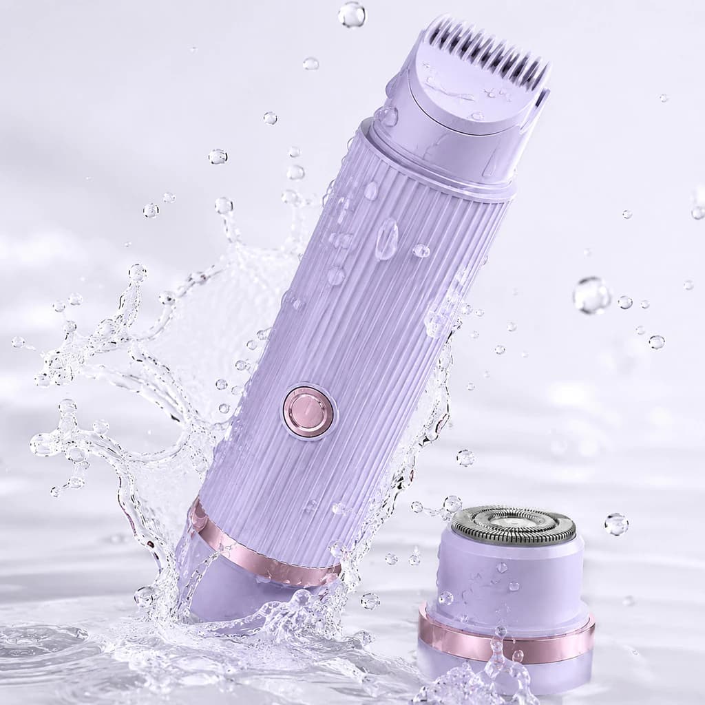 Depilador elétrico de cabelo, com função de cuidado de navalha dupla, cuidado suave para a pele. usando tecnologia avanç