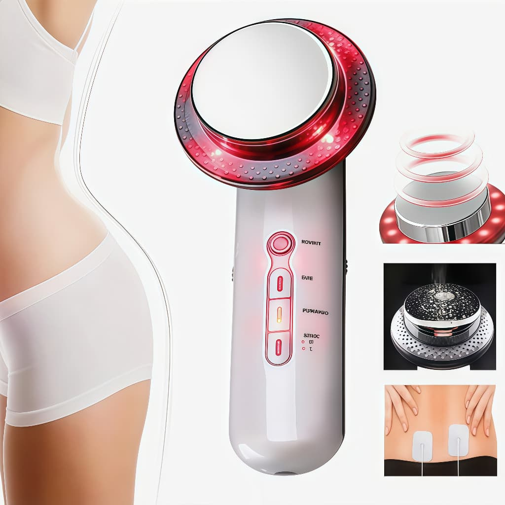 Aparelho Lipo Cavitação Portátil 3 em 1 Ultrassom EMS Slim Redutor Gordura e Celulite Bivolt