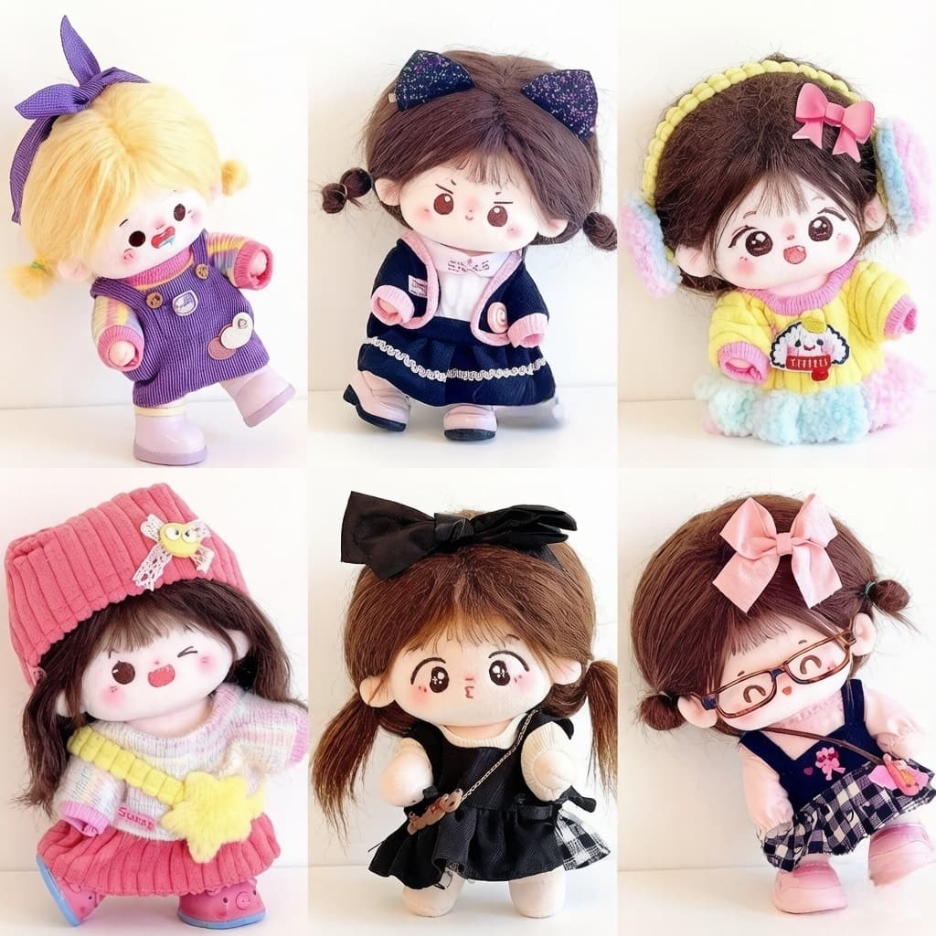 Roupas De Boneca Para De Algodão De 20 Cm Lindo Vestido