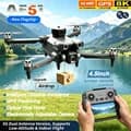 AE51 Drone GPS WIFI FPV ESC 1080P HD Câmera Dupla 360 ° Evitar Obstáculos Inteligente Siga Airdrop Quadcopter 4.5 " Tela