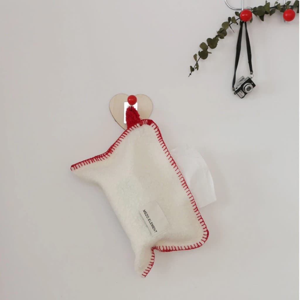JoyMart Nordic ins Style Bolsa de tecido de pelúcia Bolsa de armazenamento de papel higiênico Bolsa de tecido pendurável