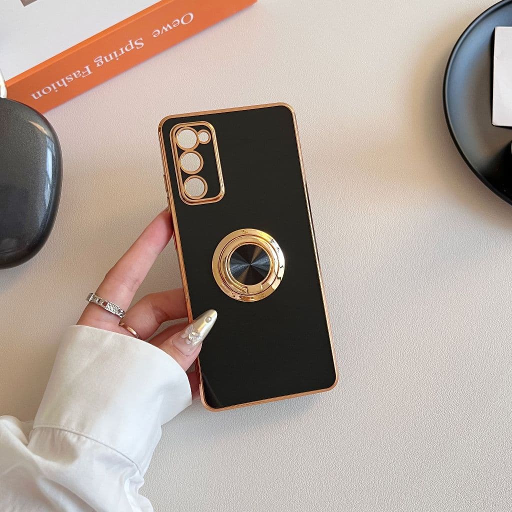 HEYOO Capa Premium Anti Impacto Com Suporte Giratório 360° Para Samsung S20-S25/A70-A73