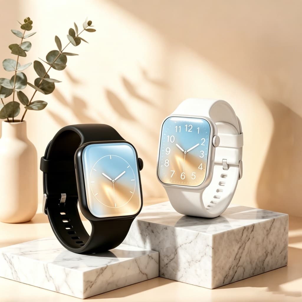 Relógio Inteligente Monitoramento de Frequência Cardíaca Fitness Tela Grande Bluetooth Indicador de Carga Relógio