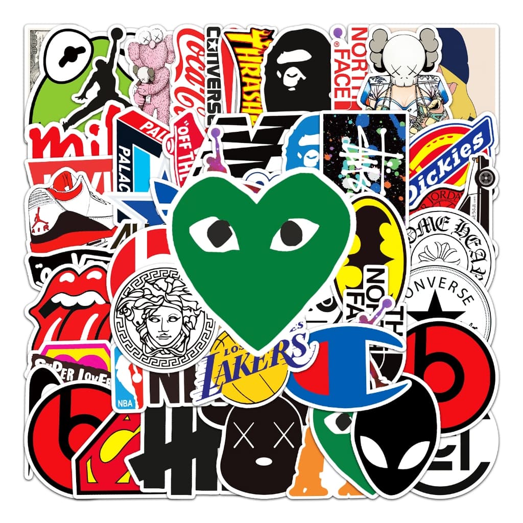 57/10 Pçs Novos Adesivos De Marca Co Para Telefones DIY Notebook Bicicleta Capacete Do Carro Graffiti Decoração À Prova