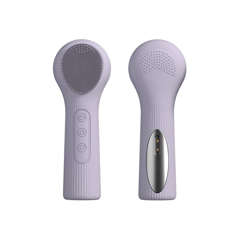 Escova De Limpeza Facial De Silicone Elétrica Impermeável Recarregável , Dispositivo De Beleza Profunda Para Lavagem