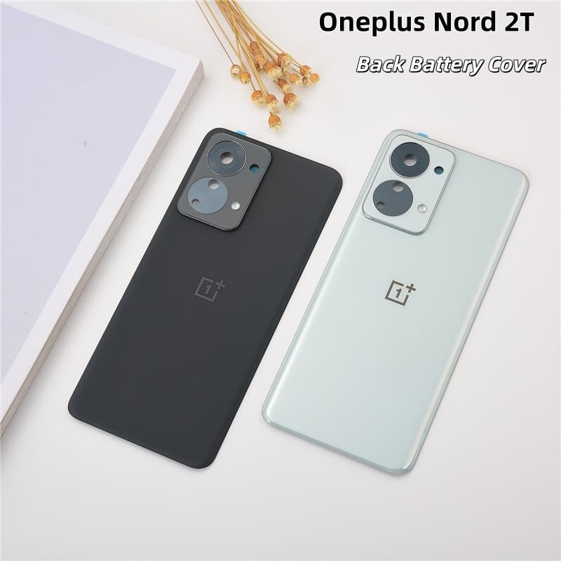 Capa De Vidro Traseira Para Oneplus Nord 2T , Bateria , Porta , Peças De Reposição E Lente De Câmera One Plus 1 + Nord2T