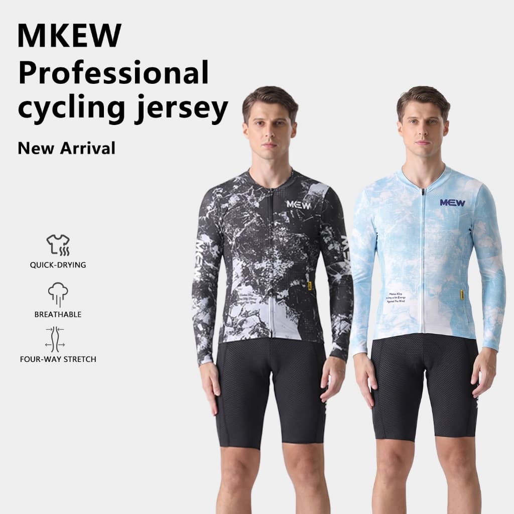 MKEW Roupas De Ciclismo Masculinas De Manga Comprida De Primavera E Verão , Absorção De Umidade , Respirável , Secagem R