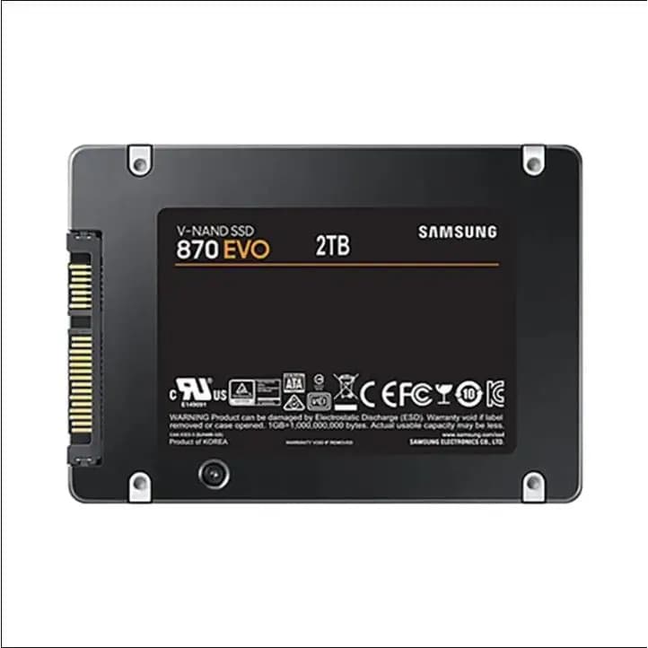 Nova Unidade De Estado Sólido 870 EVO 2TB Integrada SATA3 2.5 Polegadas Adequada Para Laptops E Computadores Desktop