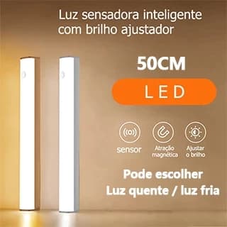 30/50CM Luz LED Sem Fio sensor De Inteligente Do Guarda-Roupa Quarto De Conveniência Carregamento USB