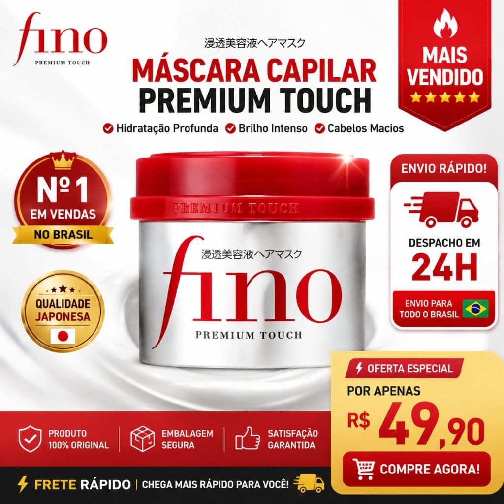 Mascara Fino Premium Touch Hair Mask 230G