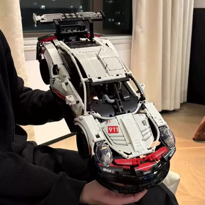 Desempenho Técnico 1580 Peças Carro De Corrida 42096 Série De Grupo Mecânico Blocos De Construção Tijolos De Modelo Cole