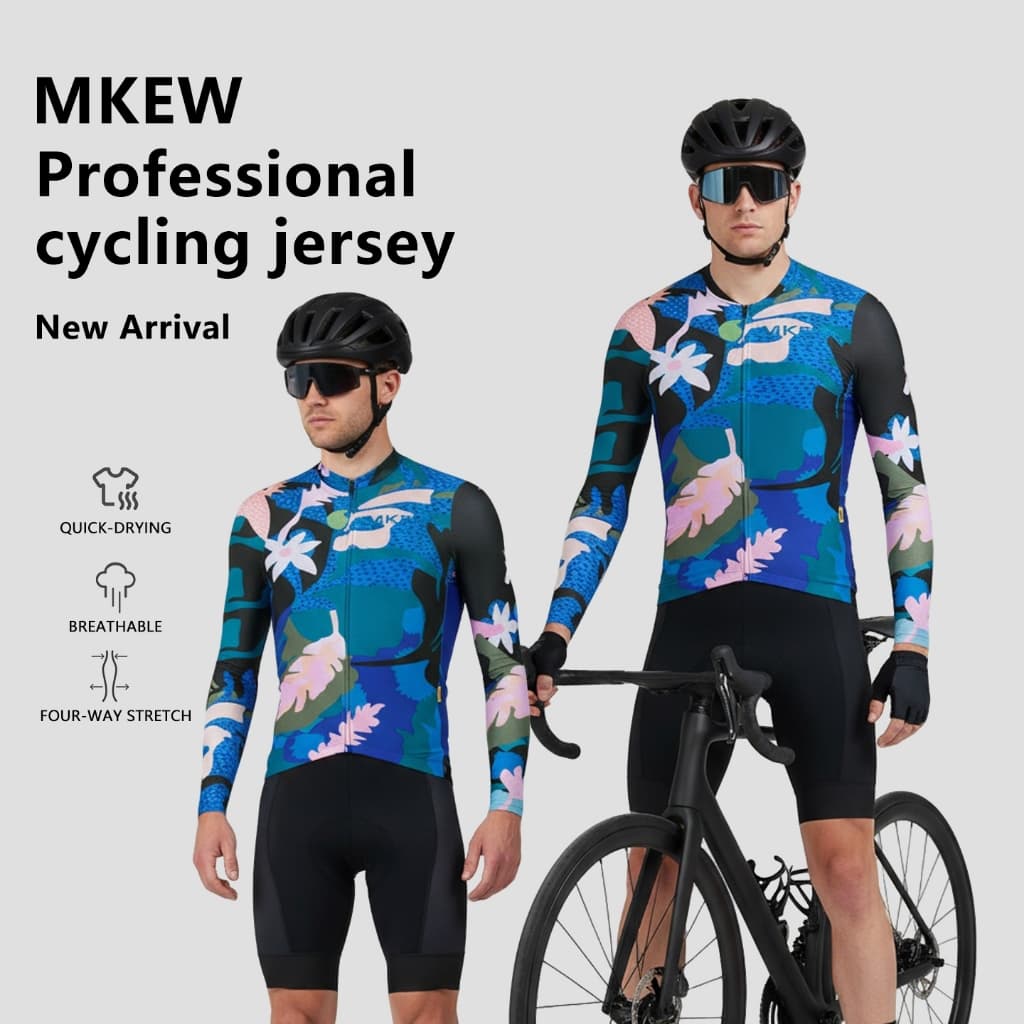 Havaí Clássico Masculino Camisa De Ciclismo Para Homens Manga Longa MTB Maillot Downhill Pro Equipe Mountain Bike Roupas