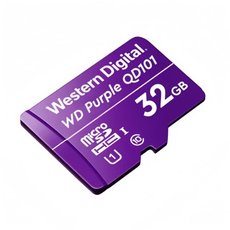 Cartão De Memória Micro SD Ocidental Digital Intelbras Roxo 32GB 64GB 128GB 256GB 512GB 1TB 2TB P/Segurança Eletrônica E