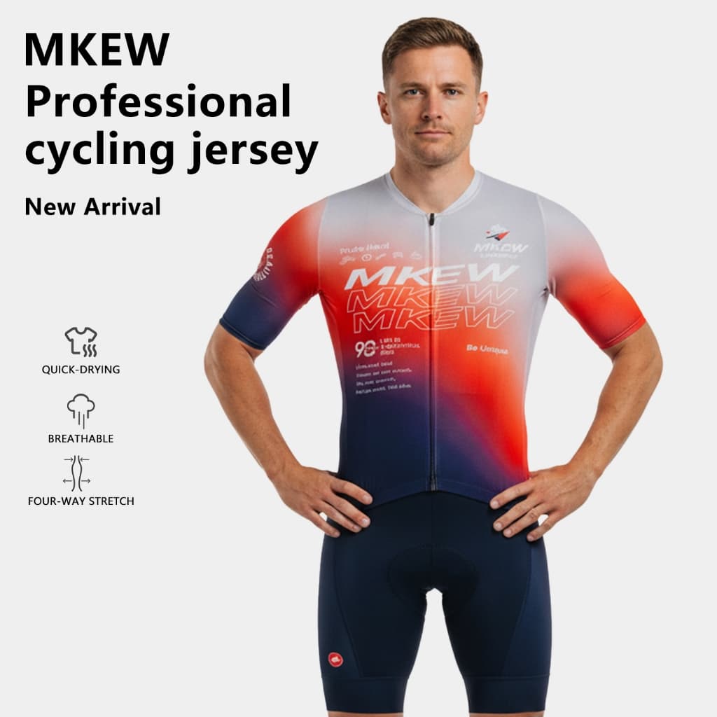 MKEW Camisa De Ciclismo De Manga Curta Masculina Verão Absorvente De Suor De Secagem Rápida Bicicleta Mountain Road Roup