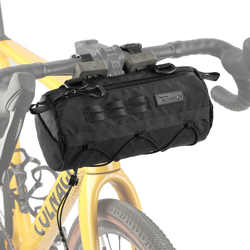 Rhinowalk BHD0021 Amortecedor De Cilindro De Bicicleta E Bolsa De Suspensão Frontal Anti-Vibração
