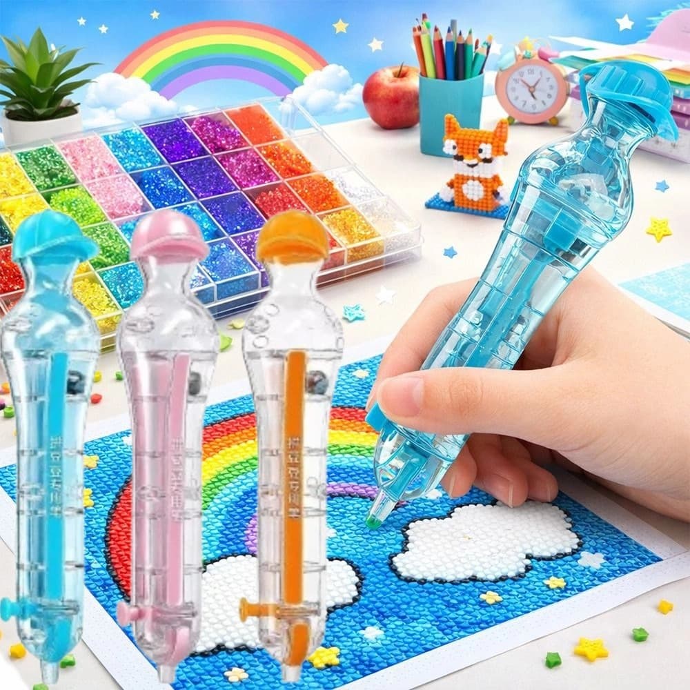 Caneta De Colocação De Contas De Ponta De 2.6 Mm Prensa Automática Posicionamento Ergonômicas Perler Hama Beads Pen