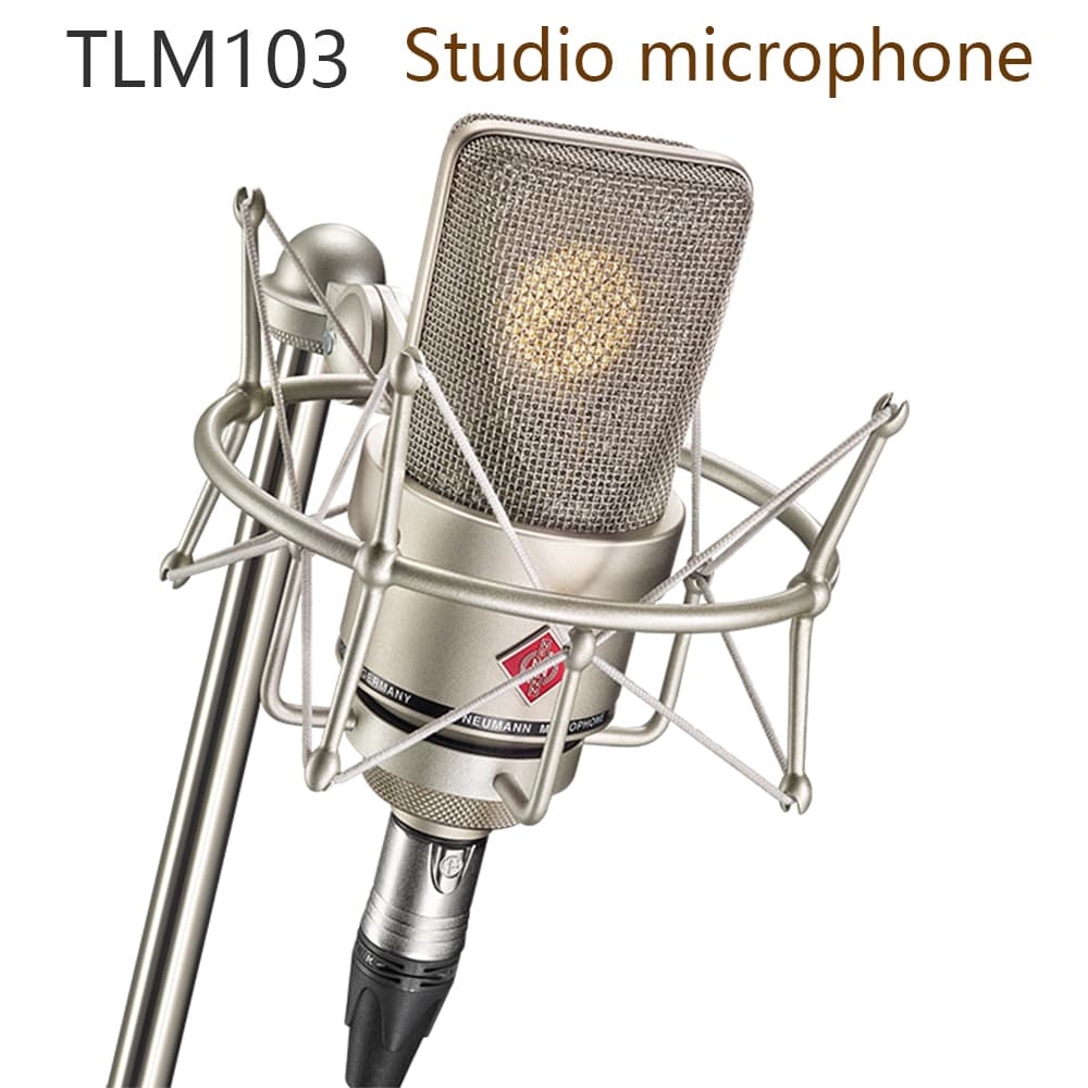 [Estoque Pronto E Frete Grátis] Neumann TLM 103 tlm103 Microfone De Estúdio Superior Baixo Ruído Cantando Ao Vivo