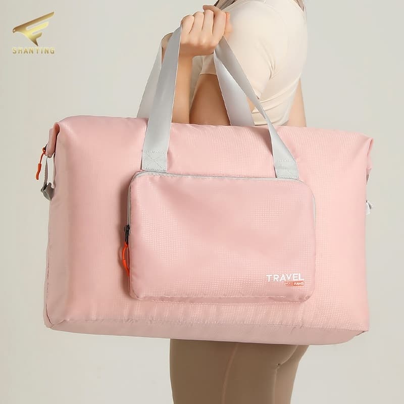 Saco De Armazenamento De Viagem Dobrável Bagagem Portátil Grande Capacidade Organizador Bolsa Para Ginásio Natação Compr