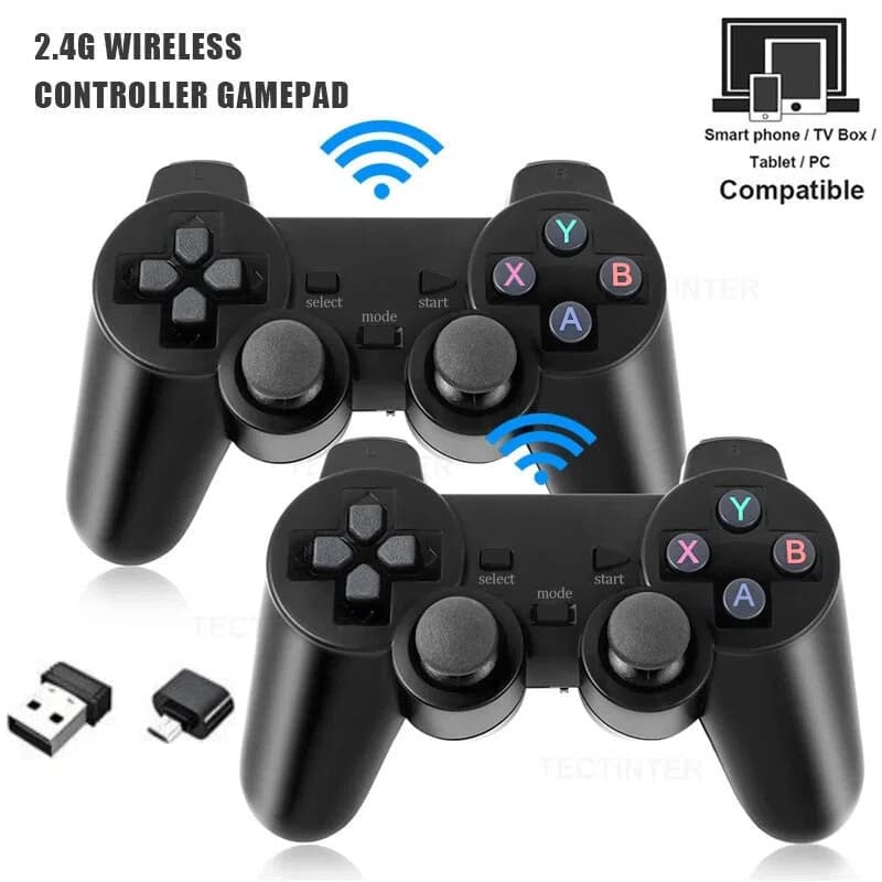 Controle De Jogo Sem Fio De 2.4Ghz Gamepad Para PS3 Pc TV Box