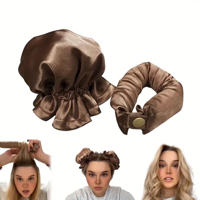 Haste De Ondulação Elástica Macia Sem Calor , Modelador De Cabelo Preguiçoso Para Dormir , Ferramenta De Estilo Com Ganc