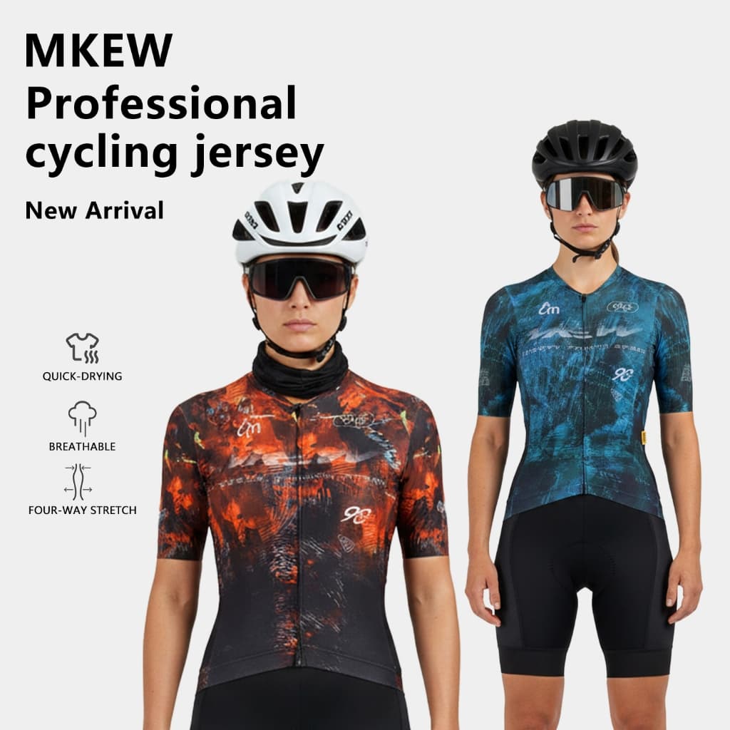 MKEW Hot-sale Mulheres Ciclismo Jerseys Anti-UV Mountain Bike Camisa Respirável Sportswear Roupas De Secagem Rápida