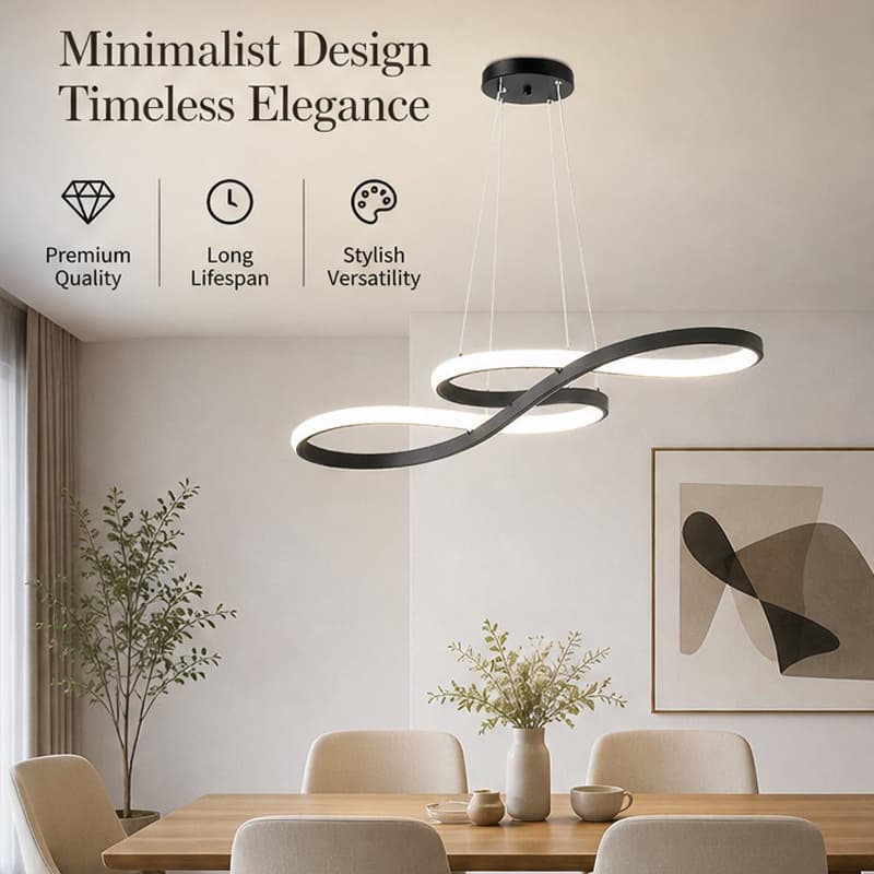 Lustre Controle Remoto Moderno Luminária Pendente Amarelo Led 3 Cores Luz 36w 75cm