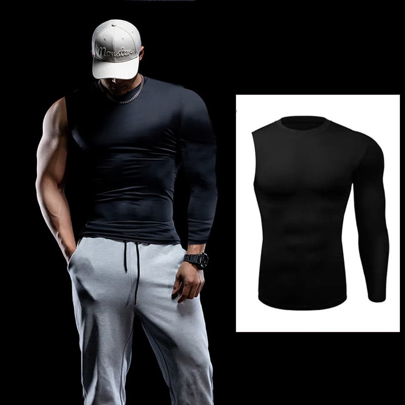Camiseta De Compressão De Lycra Masculina Ciclismo Correndo Basquete Futebol Elasticidade Esporte T Ginásio Fitness Mole