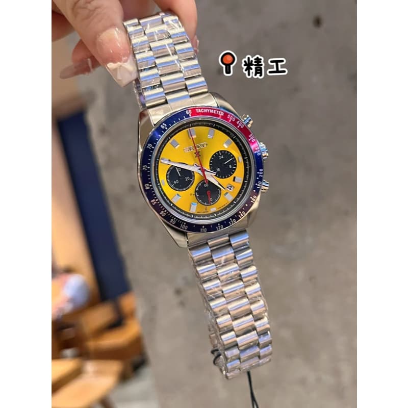SEIKO Relógio Masculino Clássico Moda Seis Mãos Relógio de Quartzo Série Multifuncional Cronógrafo Relógio Japonês Top M