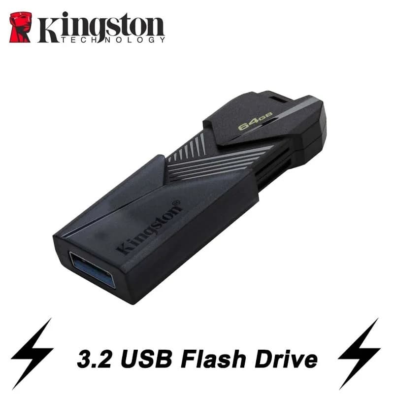 Kingston Usb Flash Drives Pen Drive 64g Memória Vara 3.2 128g Compacto Durável Pendrive CLE 3.2 Disco Mini Chave 256GB