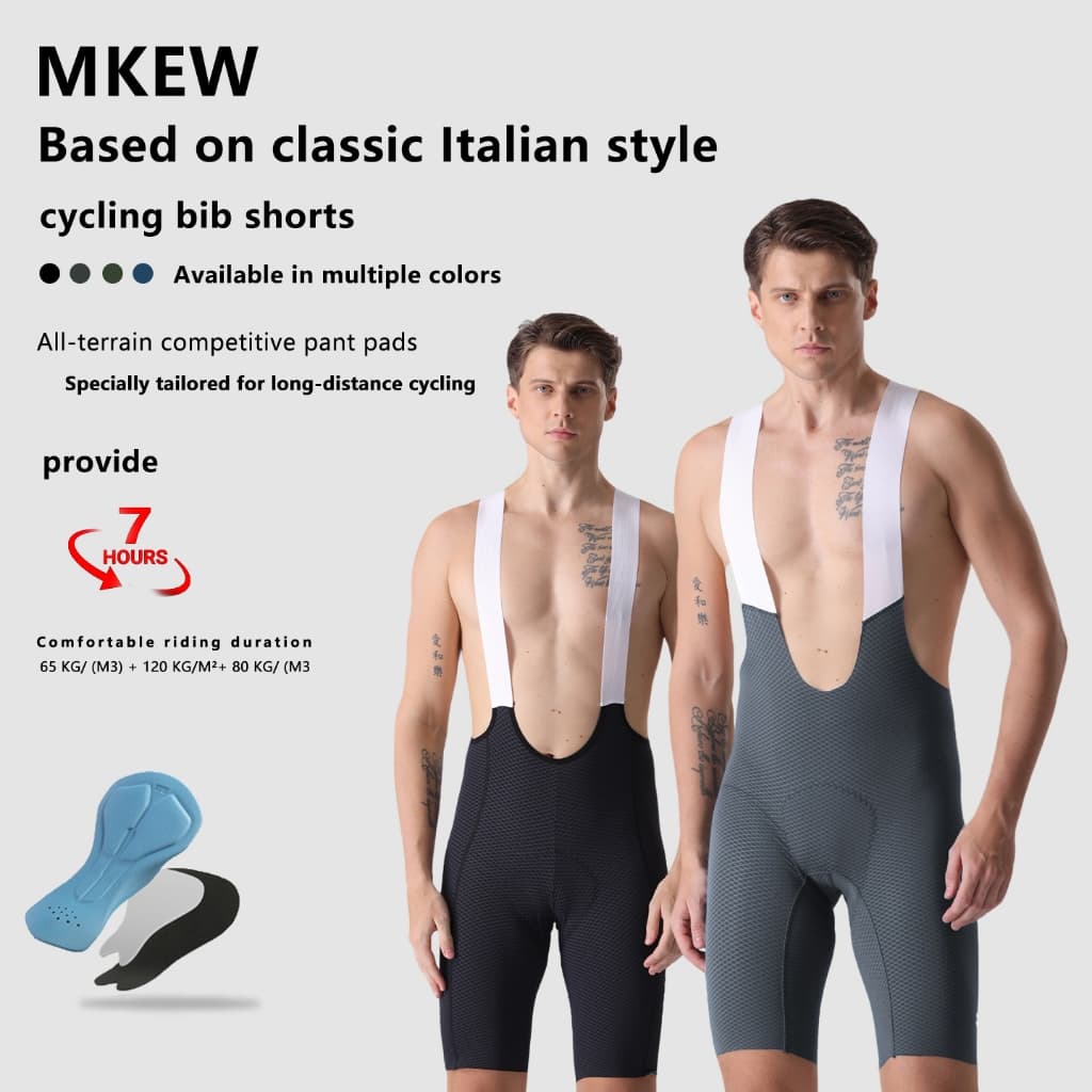 MKEW Homens MTB Ciclismo Bib Shorts Calças De Equitação Homem De Bicicleta Profissional Para De Estrada Roupas De Montan