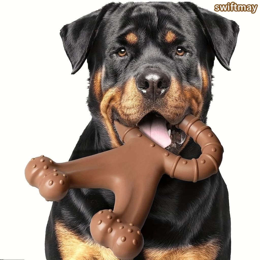 Brinquedos Duráveis Para Mastigar Cães – Interativos Resistentes Grandes , Médios E Pequenos Aliviar O Tédio