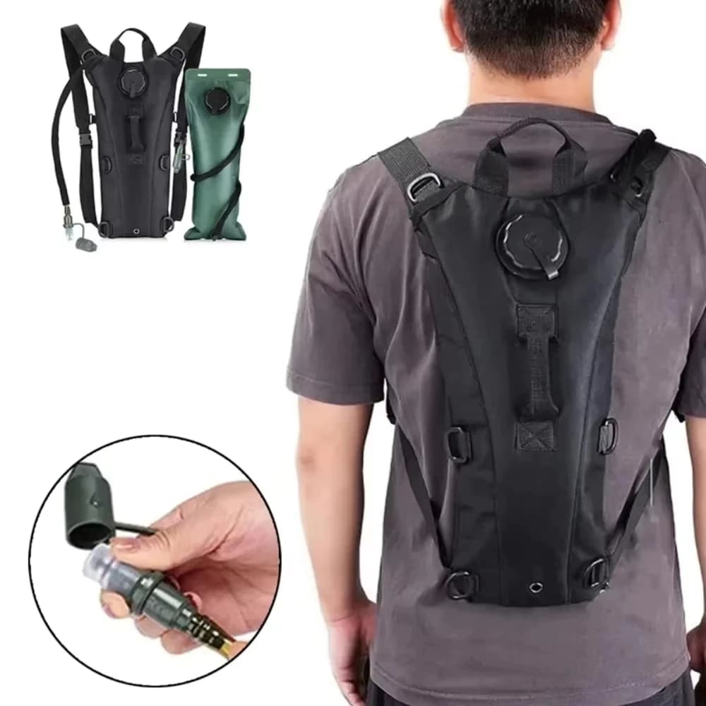 Mochila Hidratação Kms Trilha Bicicleta Térmica C/ Refil 3l
