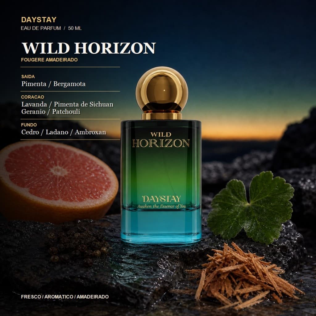 Daystay Fuqi Profound Woody Tone Perfume Masculino Business Commuter Fragrância Duradoura 10ml/50ml