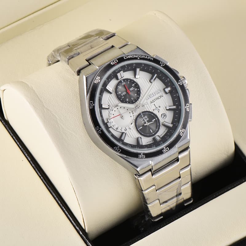 Relógio masculino relógio de quartzo de seis ponteiros SEIKO relógio de marca superior da moda