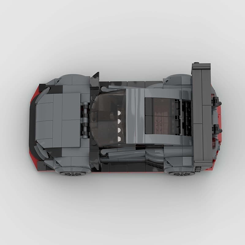 GT-R R35 Supercar MOC Montagem Educacional de Partículas Pequenas Bloco de Construção Infantil Brinquedo Meninos Meninas